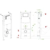 Инсталляция для унитаза Veconi Frame V600 VF600