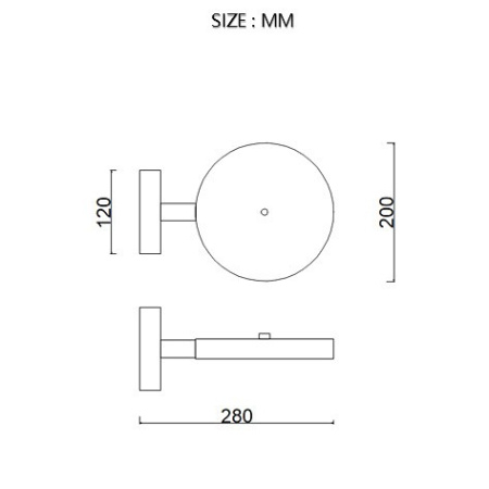 Бра Imperiumloft TURNA Pink TURNA-W01