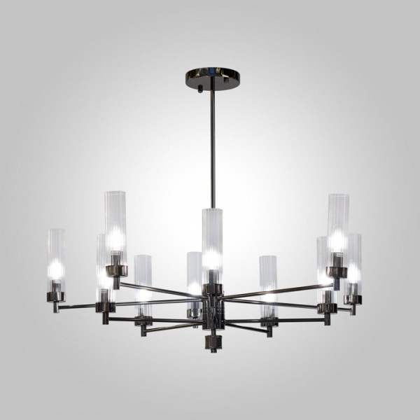 Люстра на штанге AM-Group INDIGO INDIGO SP10 PEARL BLACK