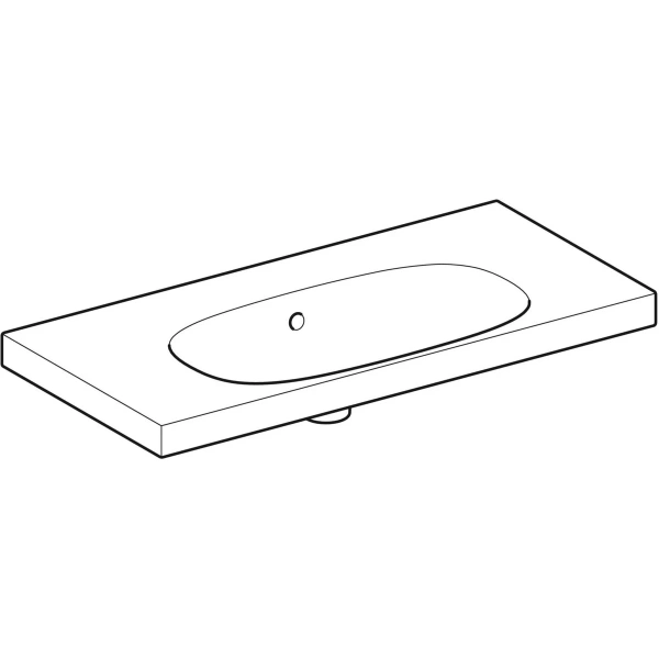 Раковина 90x42,2 см Geberit Acanto 500.634.01.2