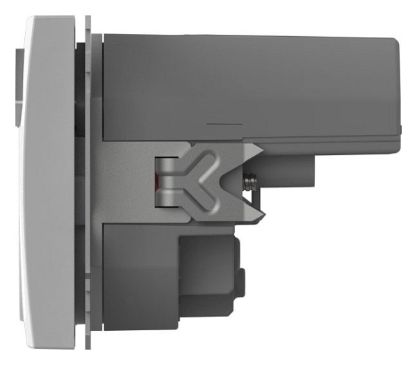 Розетка с заземлением и со шторкой и 2хUSB type A без рамки Elbi Eleсtriс Zena Vega 609-015600-317