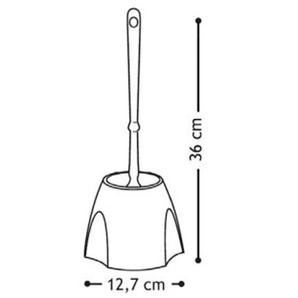 Ершик туалетный Nofer 09107.W Белый