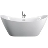 Акриловая ванна Ceruttispa Nemi CT9319 170x75 см, отдельностоящая, белый