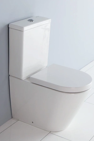 Чаша напольного безободкового унитаза BelBagno Flay-R BB007CPR