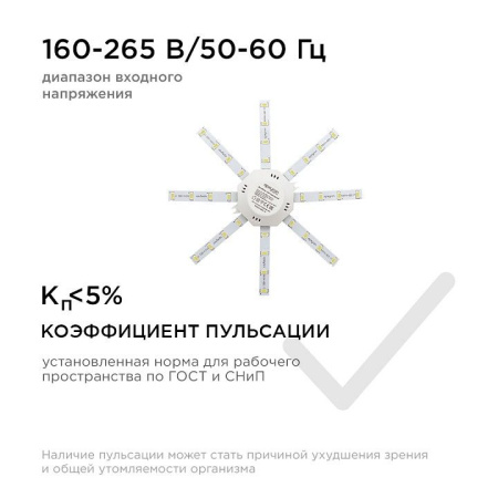 Модуль светодиодный Apeyron Electrics  12-08