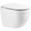 Унитаз подвесной BelBagno Senso-R BB017CHR безободковый, белый