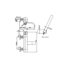 Смеситель для ванны Paini Dax-R 84CR105R2SKM