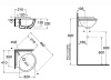 Раковина Azzurra Jubilaeum 49 JULS0353500MBI (JUB35/AN bi)*1