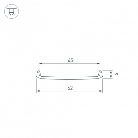 Рассеиватель Arlight STRETCH 040822
