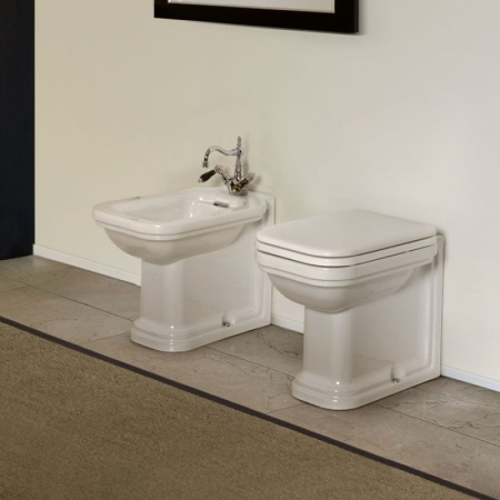 Биде напольное KERASAN Waldorf 4121K1bi/cr*1