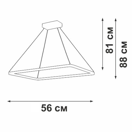 Подвесной светильник Vitaluce V2507DT V2507DT-1/1S