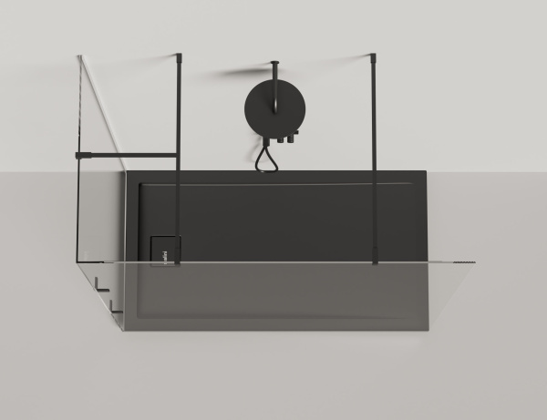 Душевой поддон Salini Capri 150x80 120221MF покраска по RAL полностью
