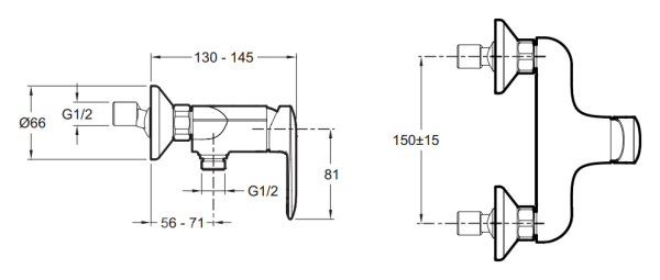 Смеситель Jacob Delafon Kumin E99463-CP