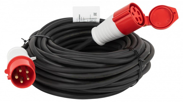 Удлинитель Эра  IND380-U-1e-5x2,5-30m-IP44