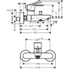 Смеситель для ванны hansgrohe Rebris S 72443000