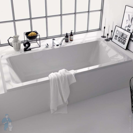 Акриловая ванна Geberit Tawa 180x80 650480000, белый
