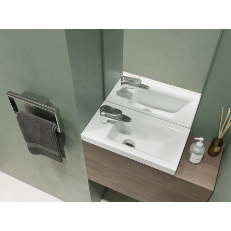 Раковина Акватон Миранда 1WH302500 40,5x22 см, накладная, белый