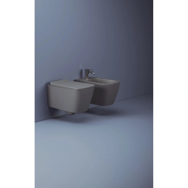 Унитаз подвесной Artceram A16 ASV003 37 00 безободковый, серый