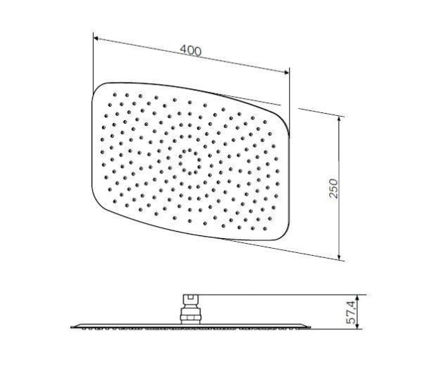 Верхний душ Am.Pm F05S0005