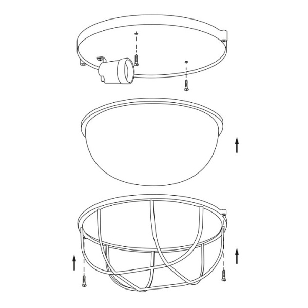 Накладной светильник Wolta ДПБ03-100-002