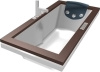 Акриловая ванна Jacuzzi Aura UNO 180x90 9F43-344A