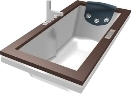 Акриловая ванна Jacuzzi Aura UNO 180x90 9F43-344A