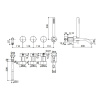 Смеситель для ванны FALPER AQUIFER #A63
