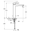 Смеситель для раковины Vitra Root Square A42733EXP хром