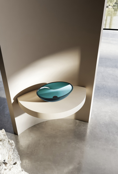 Раковина Abber Kristall 50 AT2802Aquamarin бирюзовый