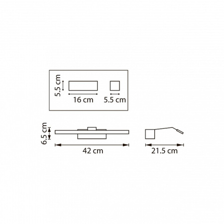 Подсветка для картины Lightstar Muro Spec 808687-3