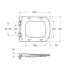 Крышка-сиденье BelBagno Carina BB5046SC с микролифтом, белый