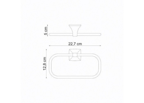 Держатель полотенец WasserKRAFT Wern K-2560