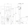 Инсталляция для унитаза Abber AC0108 пневматическая