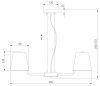 Подвесная люстра Eurosvet Amaretto 60155/5 хром