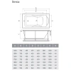 Акриловая ванна 180x80 см Relisan Xenia GL000000551