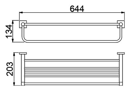 Полка Timo Selene 12058/03