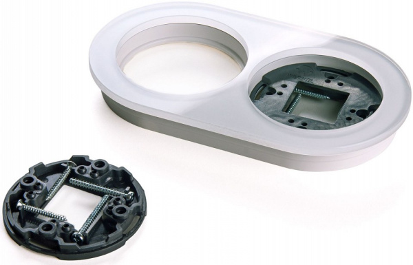 Рамка на 2 поста Werkel Ретро (белый) W0025101