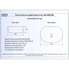 Раковина 47,5x34 см GID Simple N N9026b