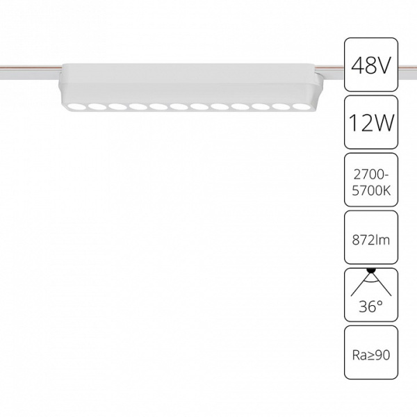 Накладной светильник Arte Lamp Rapid A2954PL-1WH