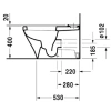 Чаша напольного унитаза Duravit DuraStyle 2156090000
