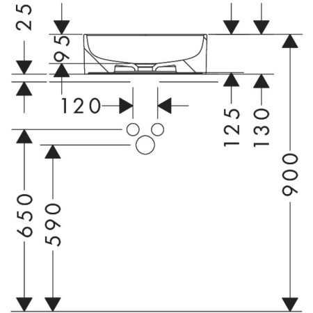 Раковина Hansgrohe Xuniva S 40 60164450