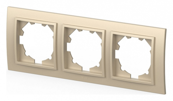 Рамка на 3 поста Elbi Eleсtriс Zena 500-012500-227