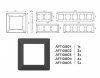 Рамка на 3 поста Ambrella Volt Line AF110803