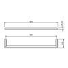Полотенцедержатель Fantini Venezia 94 P5 7807 черный