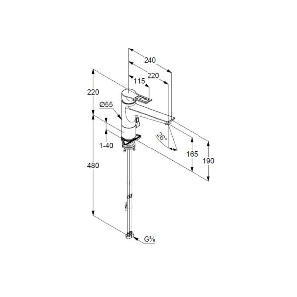 Смеситель для кухни Kludi Mix 329060562