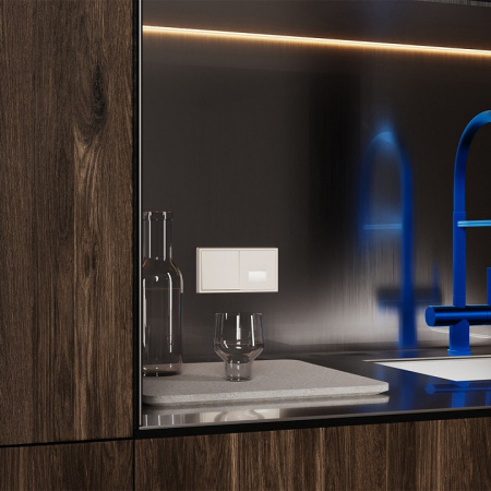 Накладка для заглушки для поста с подсветкой и с датчиком Voltum S70 VLS002413