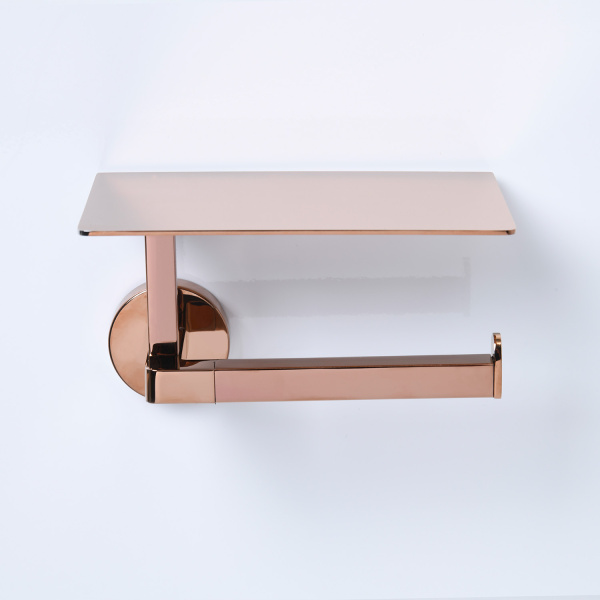 Держатель туалетной бумаги WasserKRAFT Asphe K-77725 розовое золото