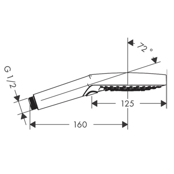 Душевая лейка Axor ShowerSolutions 26050000