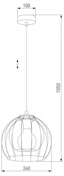 Подвесной светильник TK Lighting Universo 3154 Universo Black