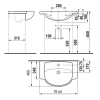 Раковина 70x48 Jika Lyra Plus 8133850001041
